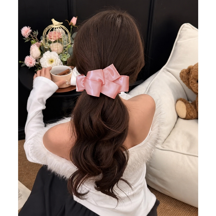 バナナクリップ ビッグリボンヘアクリップ | Miniministore | 詳細画像30 