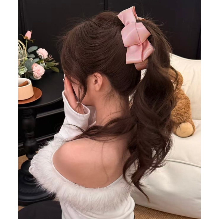 バナナクリップ ビッグリボンヘアクリップ | Miniministore | 詳細画像31 