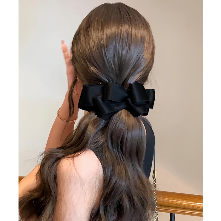 バナナクリップ ビッグリボンヘアクリップ | Miniministore | 詳細画像7 