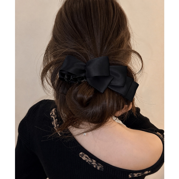 バナナクリップ ビッグリボンヘアクリップ | Miniministore | 詳細画像9 