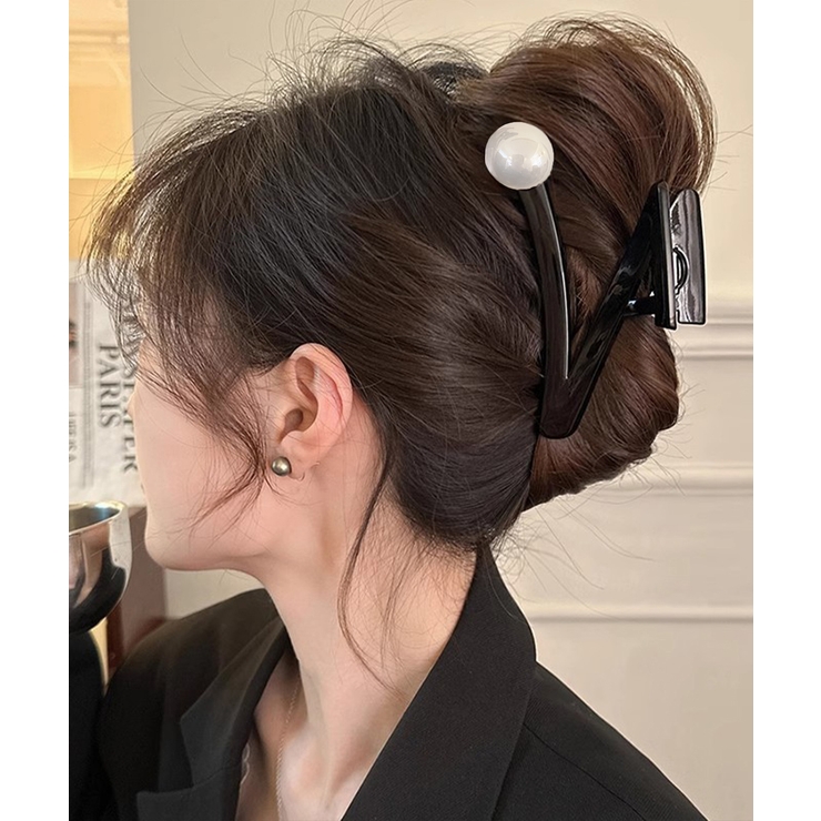 大粒パールバンスクリップ上品ヘアクリップ | Miniministore | 詳細画像6 
