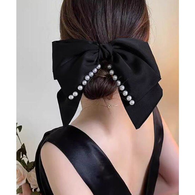 ビッグリボン バレッタ ヘアクリップ上品 | Miniministore | 詳細画像1 
