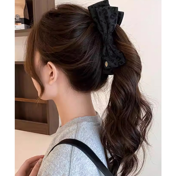 レオパード柄 ファブリックバナナクリップ | Miniministore | 詳細画像4 