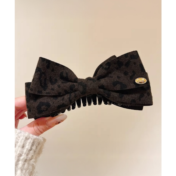 レオパード柄 ファブリックバナナクリップ | Miniministore | 詳細画像6 