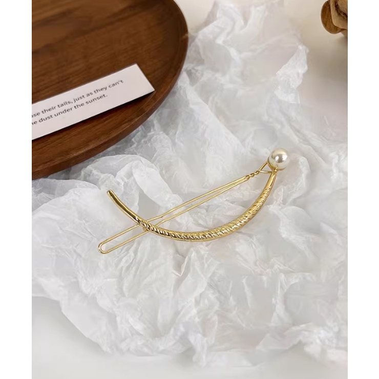 お洒落 上品 パール調バレッタ | Miniministore | 詳細画像11 