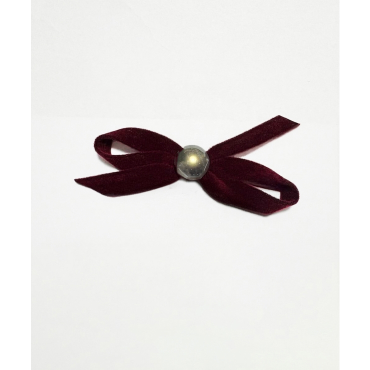 ベロア調 リボンヘアクリップ 大人可愛い | Miniministore | 詳細画像7 