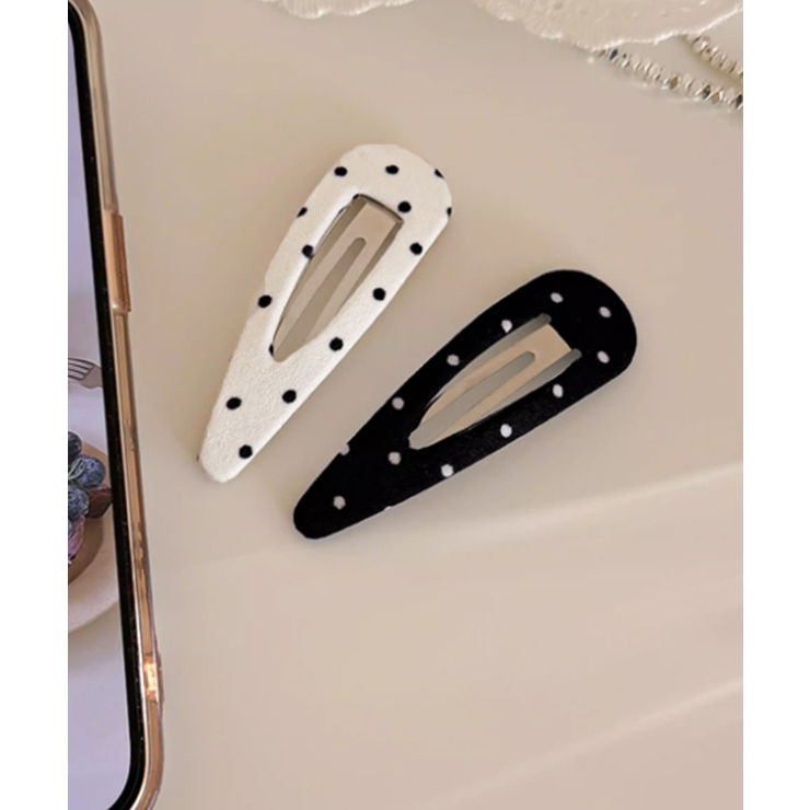 ドット柄 ヘアピン 韓国風 パッチンピン | Miniministore | 詳細画像6 