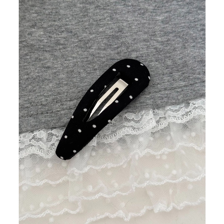 ドット柄 ヘアピン 韓国風 パッチンピン | Miniministore | 詳細画像9 