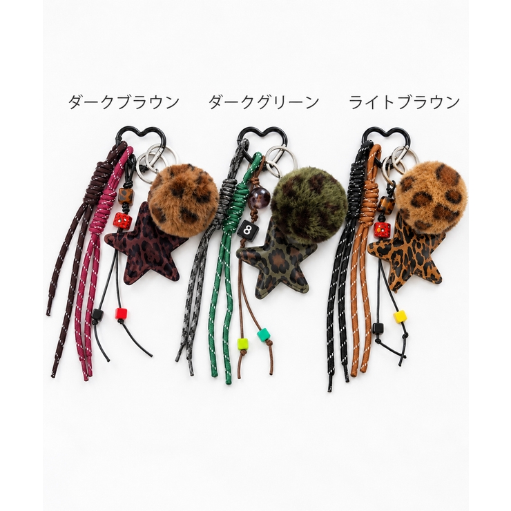 レオパード柄マルチバッグチャーム 可愛い | Miniministore | 詳細画像15 