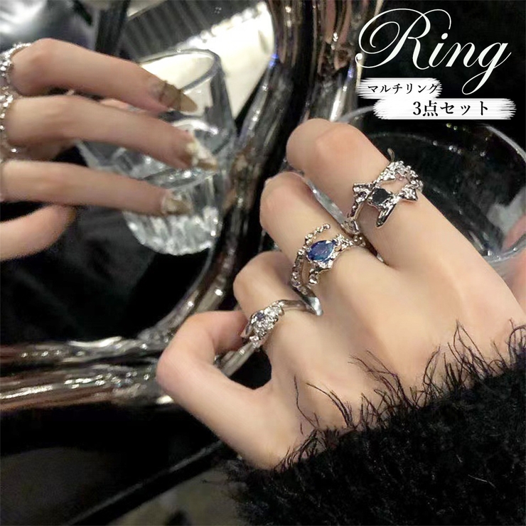 リング シルバー 薔薇 ファッションリング 指輪 オシャレ リング