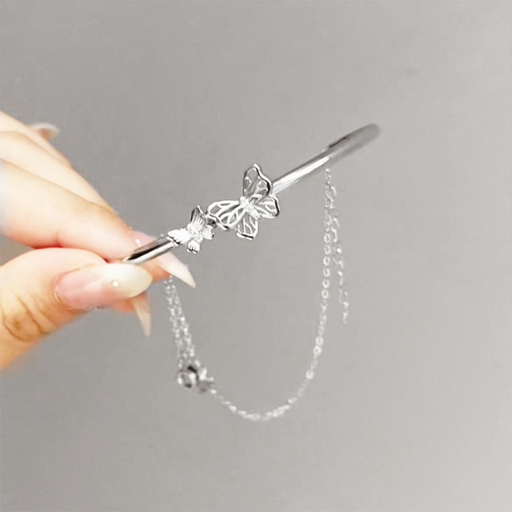 ブレスレット 2連バングル 蝶々モチーフ | Miniministore | 詳細画像6 