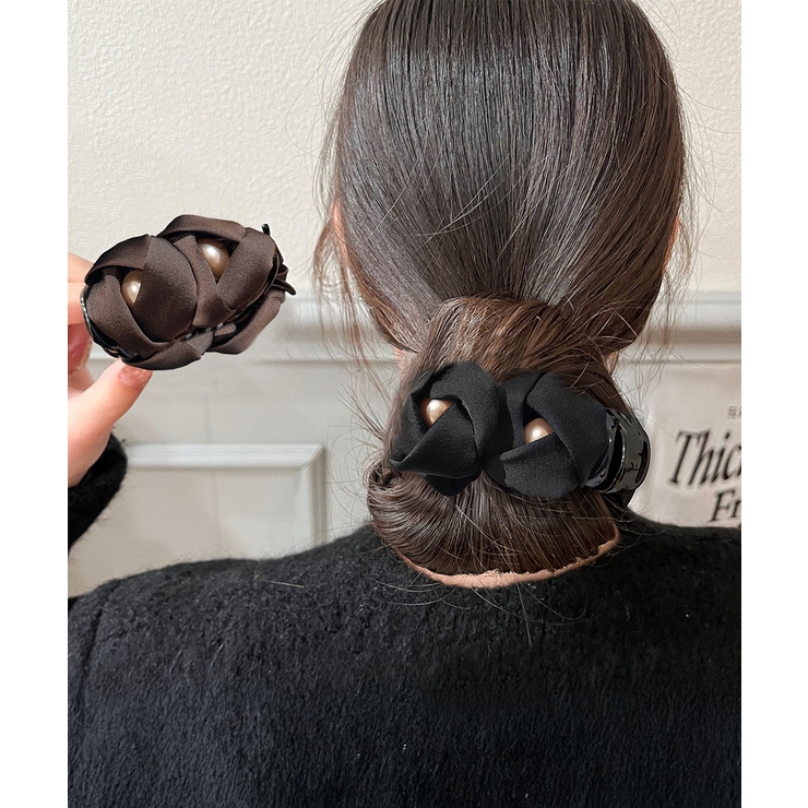 フラワーヘアバンスクリップ 簡単まとめ髪 | Miniministore | 詳細画像1 