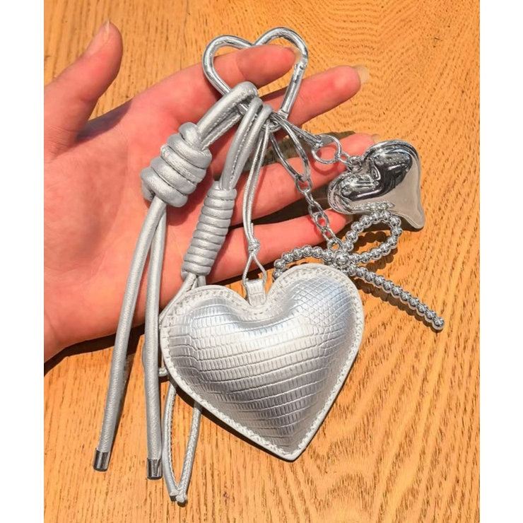 バッグチャームリボン＆ハートキーホルダー | Miniministore | 詳細画像11 