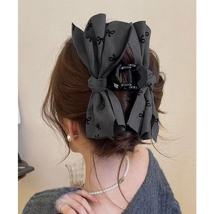 リボンヘアクリップ ビッグリボンバレッタ | Miniministore | 詳細画像3 