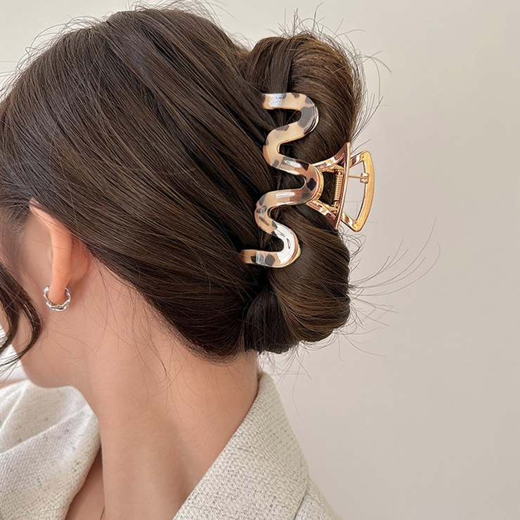ヘアクリップ アクリルバンスクリップ[品番：II000010993 