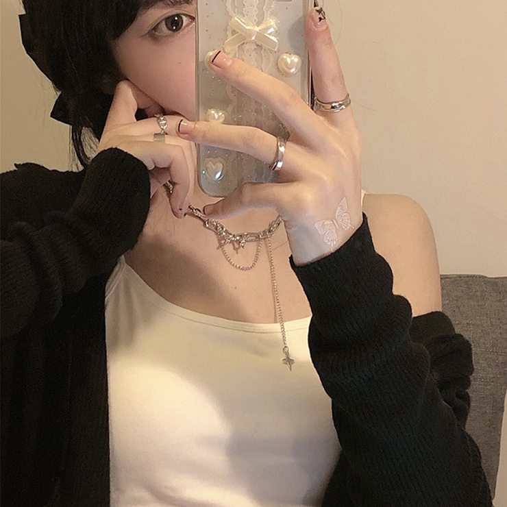 ネックレス 2連チェーン 新作 蝶柄 | Miniministore | 詳細画像6 