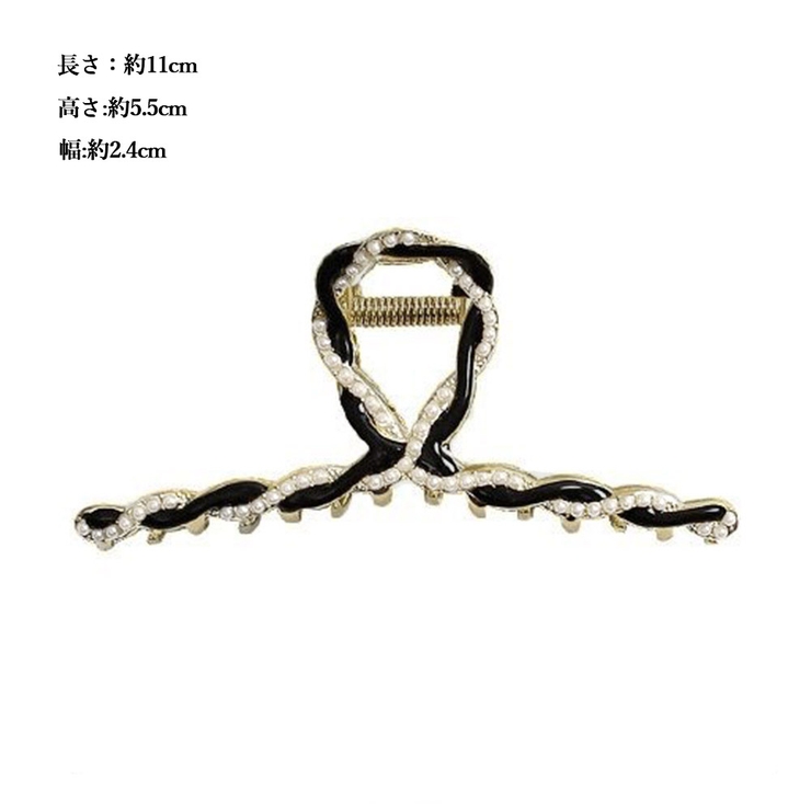バンスクリップパール 韓国風ヘアクリップ | Miniministore | 詳細画像3 