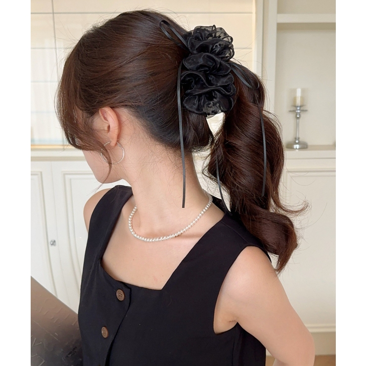 ブラック | バナナクリップ ヘアクリップ トッド透け | Miniministore