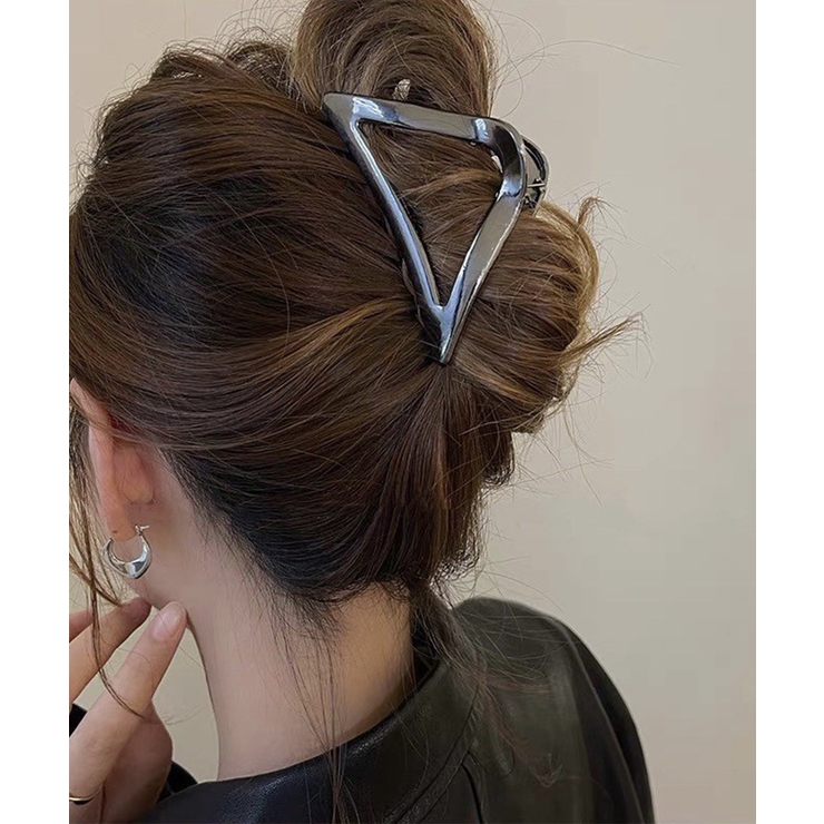 ブラック | ヘアクリップ 合金 バンスクリップ韓国風 | Miniministore