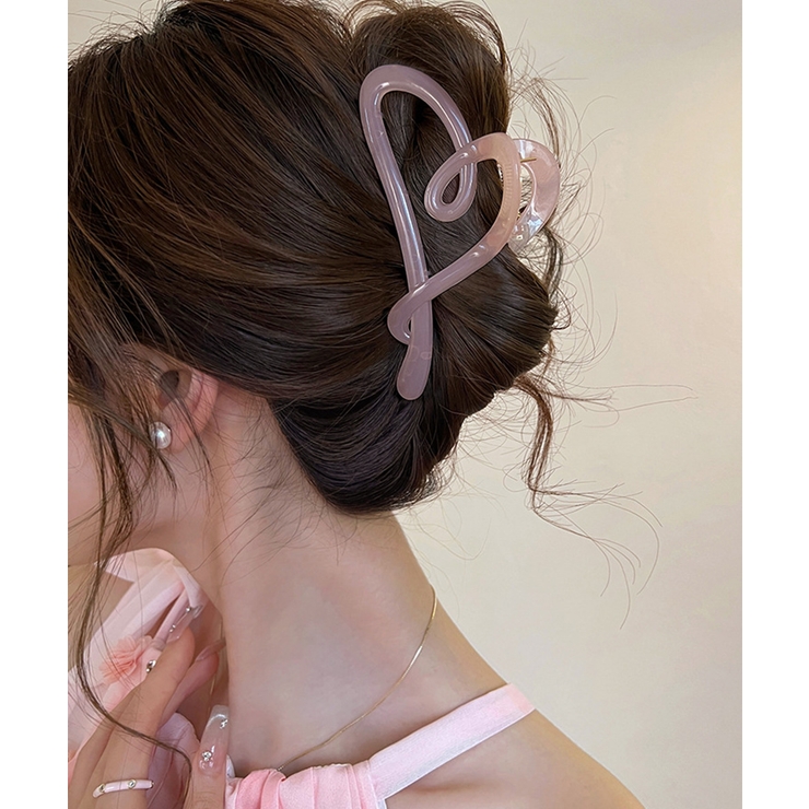 ピンク | バンスクリップ 大きめ ヘアクリップ | Miniministore