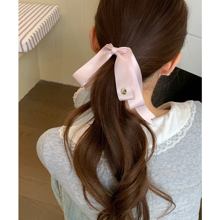 ベビーピンク | ヘアクリップ リボン レディース | Miniministore
