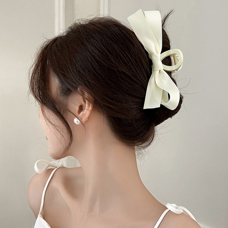 年末のプロモーション大特価! ヘアクリップ リボン[品番:AGCW0003670 バンスクリップ ヘアアレンジ