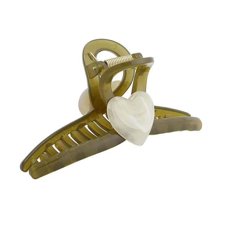 ヘアクリップ バンスクリップ 樹脂ハート | Miniministore | 詳細画像3 