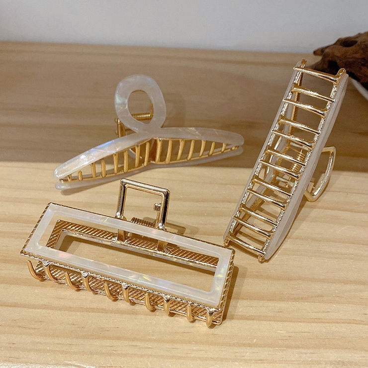 バンスクリップ レディース オーロラ石風 | Miniministore | 詳細画像3 