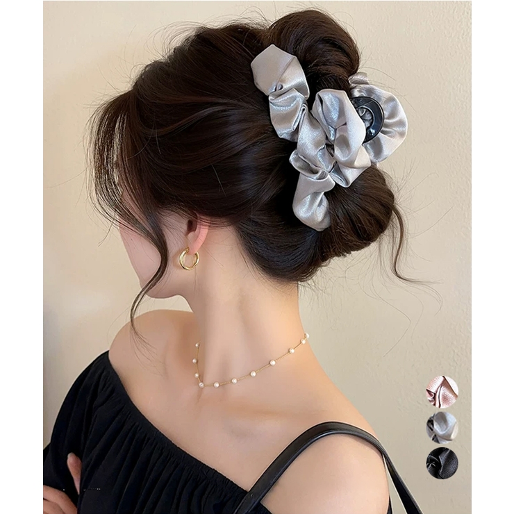 ヘアクリップ バンスクリップ フリル | Miniministore | 詳細画像1 