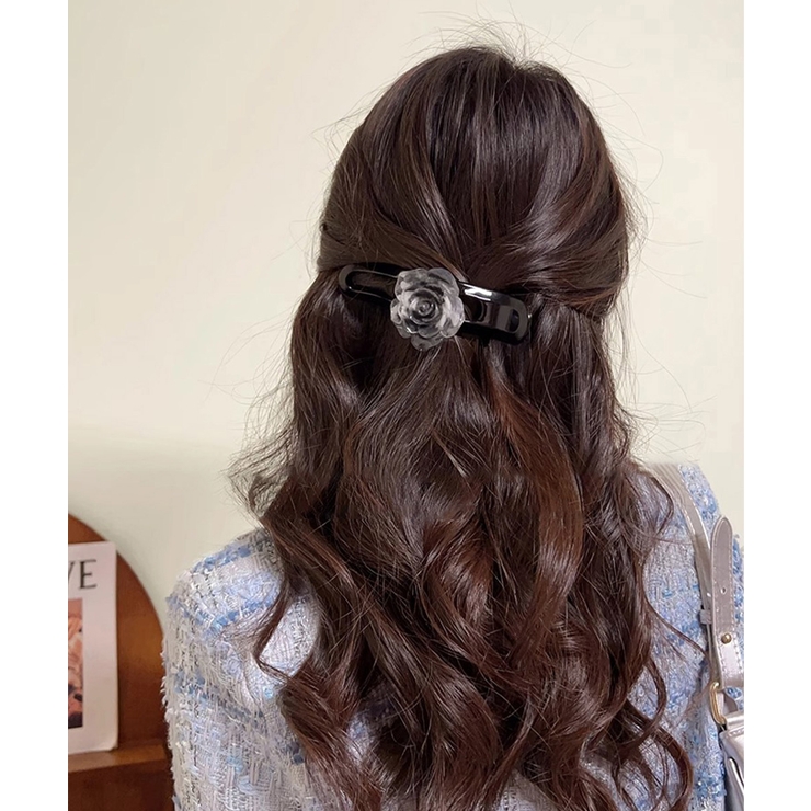ヘアクリップ バンスクリップ 合成樹脂花 | Miniministore | 詳細画像3 