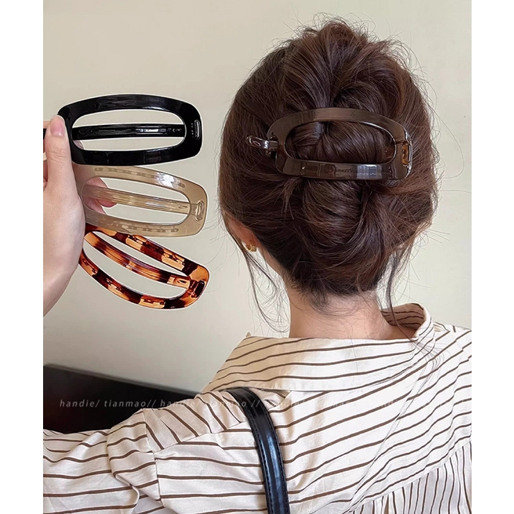 オーバルヘアクリップ 大きめヘアクリップ | Miniministore | 詳細画像1 