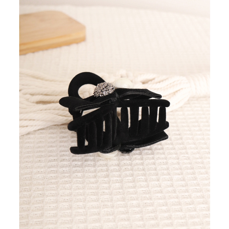 バンスクリップ 小さめ リボン パール | Miniministore | 詳細画像7 