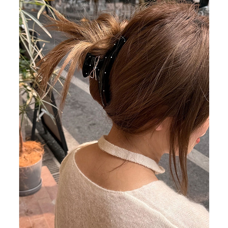 バンスクリップ リボンヘアクリップ 新作 | Miniministore | 詳細画像8 