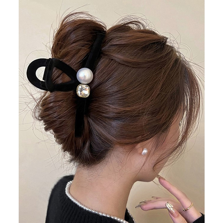 バンスクリップ ヘアクリップ パール | Miniministore | 詳細画像6 