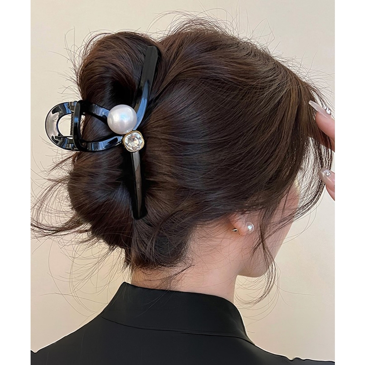 バンスクリップ ヘアクリップ パール | Miniministore | 詳細画像9 