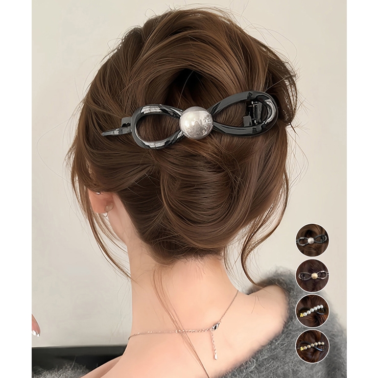 バナナクリップ パール 可愛いくま韓国風 | Miniministore | 詳細画像1 