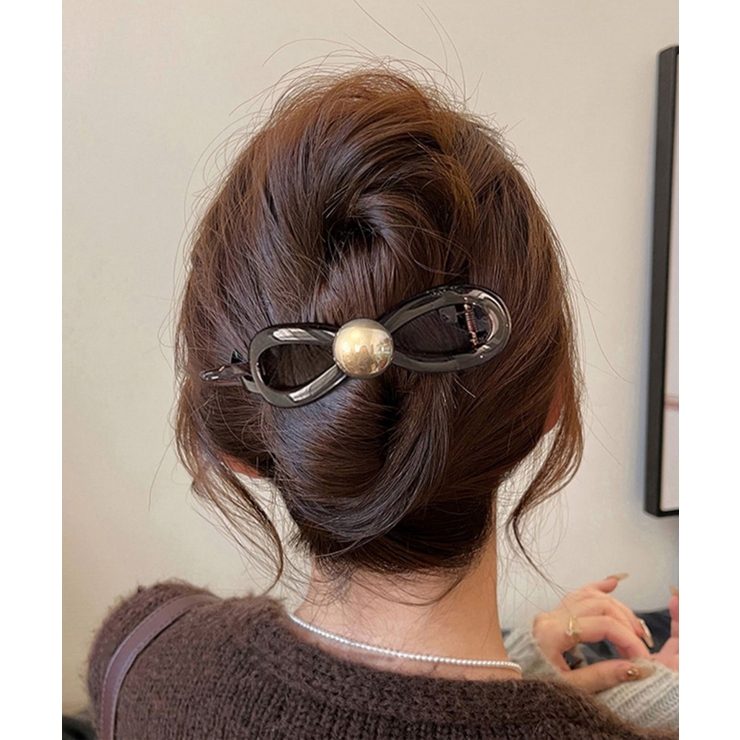 バナナクリップ パール 可愛いくま韓国風 | Miniministore | 詳細画像5 