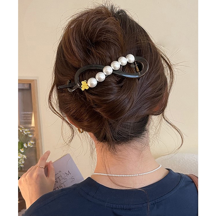 バナナクリップ パール 可愛いくま韓国風 | Miniministore | 詳細画像6 