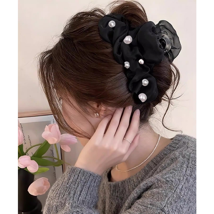 バンスクリップ ヘアクリップ パール | Miniministore | 詳細画像7 