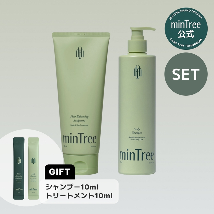 【ヘアセット】スカルプシャンプー500ml＋スカルプメント200ml韓国コスメ韓国 | MINTREE | 詳細画像1 
