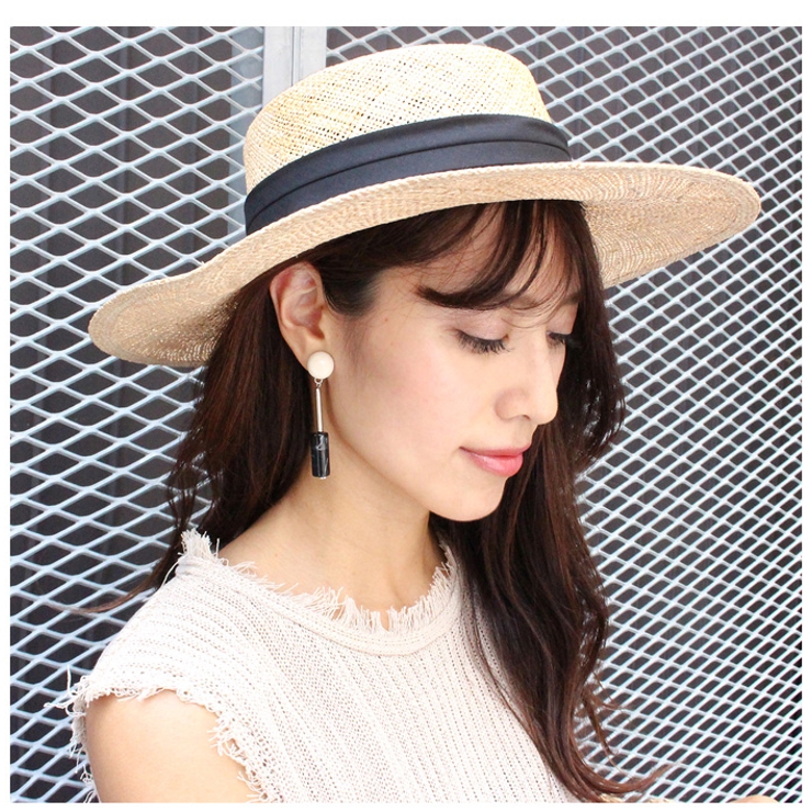 べっ甲風ロングパーツピアス イヤリング ブラック | MODE ROBE | 詳細画像5 