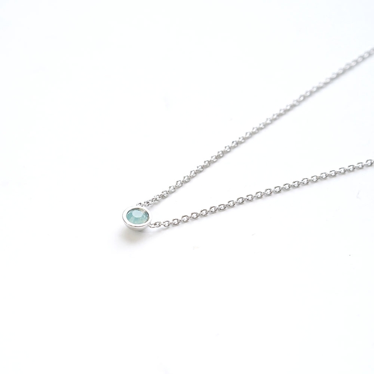 ミルキーストーン1石ネックレス | monamona | 詳細画像6 