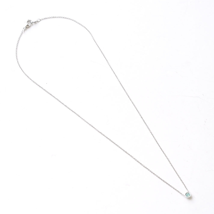ミルキーストーン1石ネックレス | monamona | 詳細画像7 