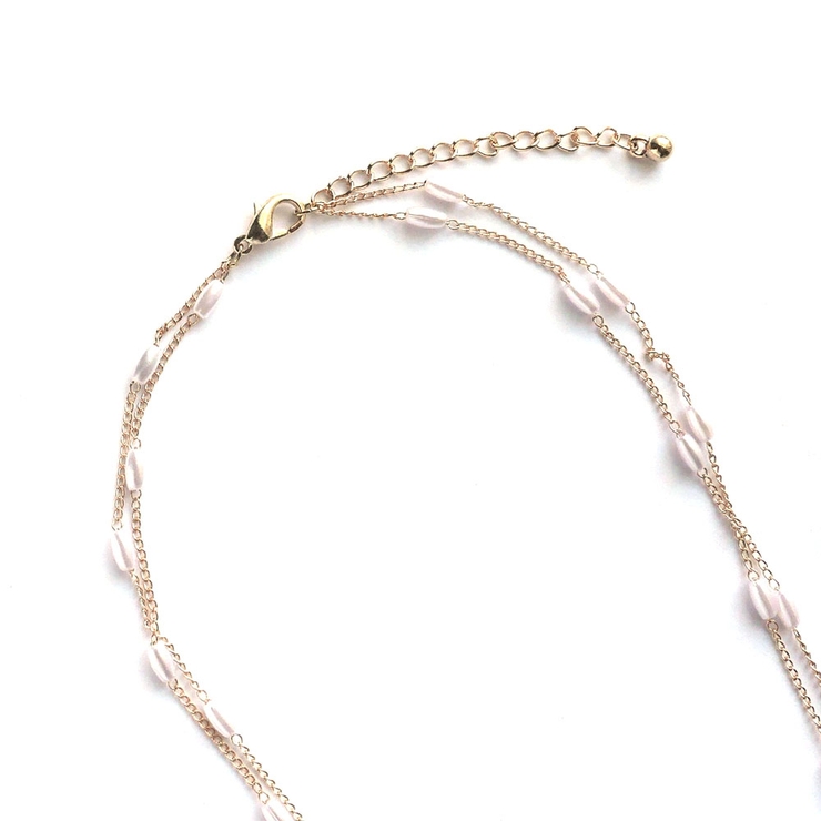 楕円パール2連チェーンネックレス | monamona | 詳細画像10 