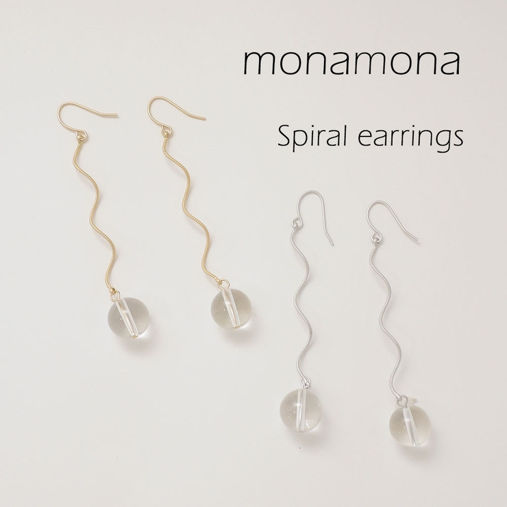 スパイラルピアス | monamona | 詳細画像1 