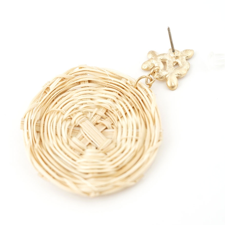 フラワー＆ラタンピアス | monamona | 詳細画像6 