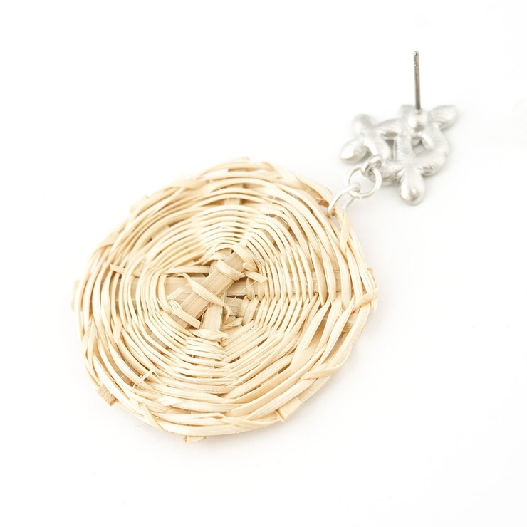 フラワー＆ラタンピアス | monamona | 詳細画像4 