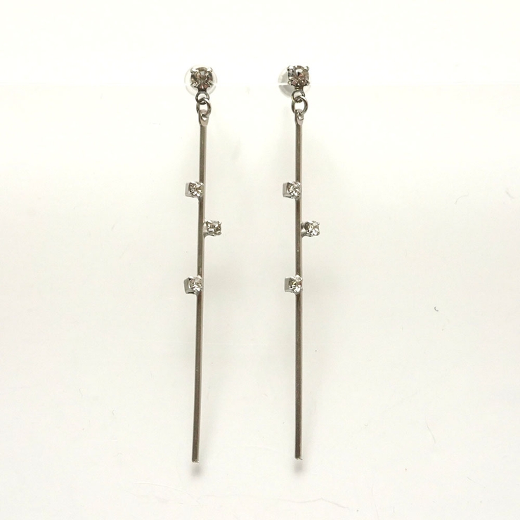 マットシルバー | マットカラースティックピアス | monamona