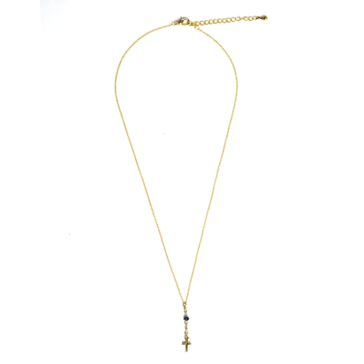 クロスモチーフYネックレス華奢 | monamona | 詳細画像3 