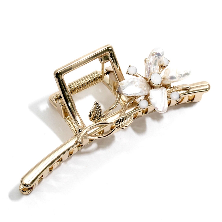 すかしメタルバンスパール花モチーフバロックパールヘアアレンジ大人ヘアー 品番 Sura Monamona モナモナ のレディースファッション通販 Shoplist ショップリスト